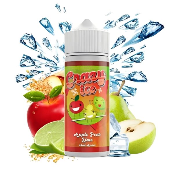 Steam City Crazy Ice Apple Pear Lime Flavour Shot