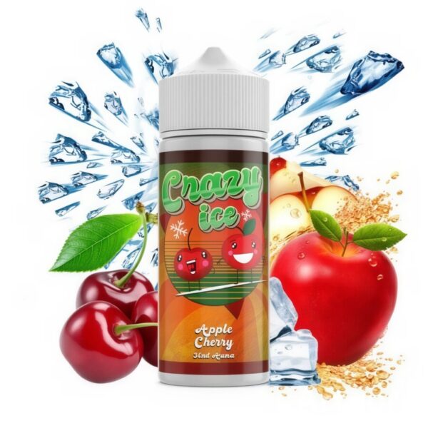 Steam City Crazy Ice Apple Cherry Flavour Shot