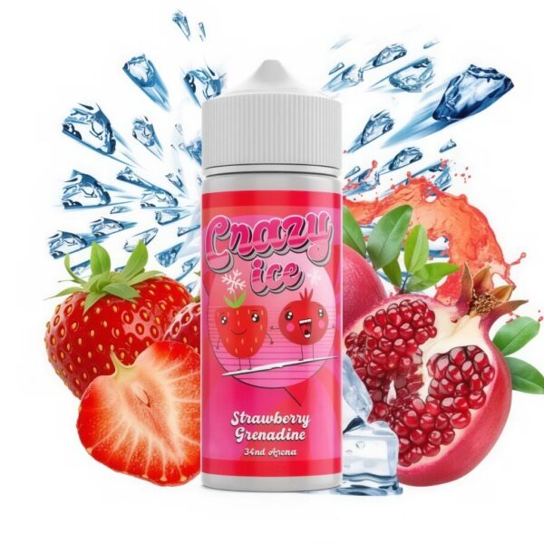 Steam City Crazy Ice Strawberry Grenadine Flavour Shot