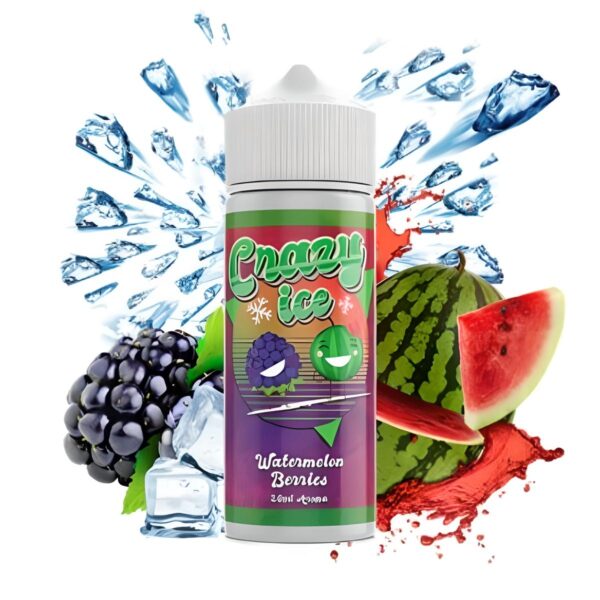 Steam City Crazy Ice Watermelon Berries Flavour Shot