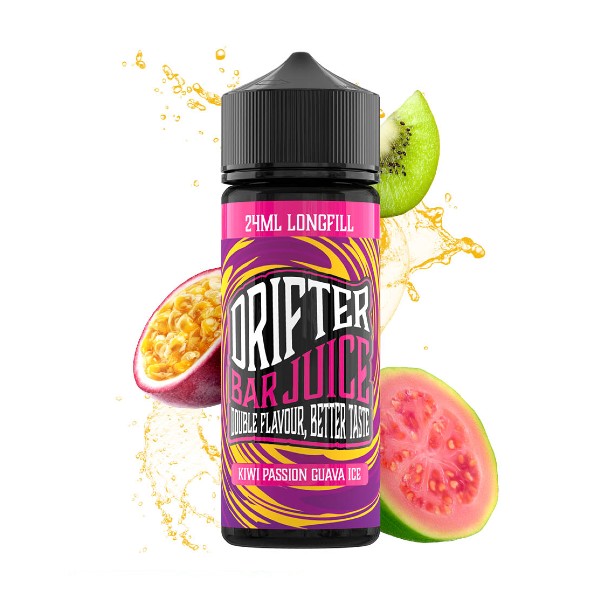 Drifter Bar Juice Kiwi Passion Guava Ice Flavour Shot 120ml