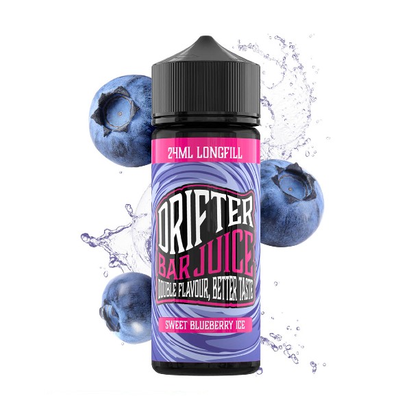 Drifter Bar Juice Sweet Blueberry Ice Flavour Shot 120ml