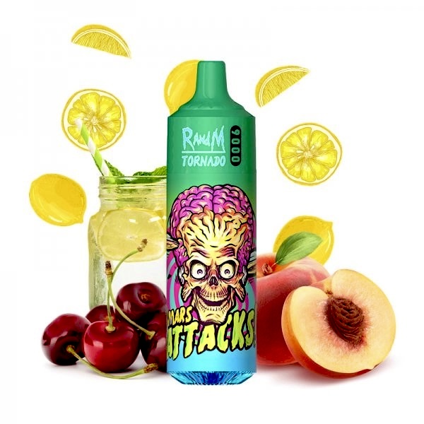 Fumot Tornado 9000 600mAh- Cherry Peach Lemonade