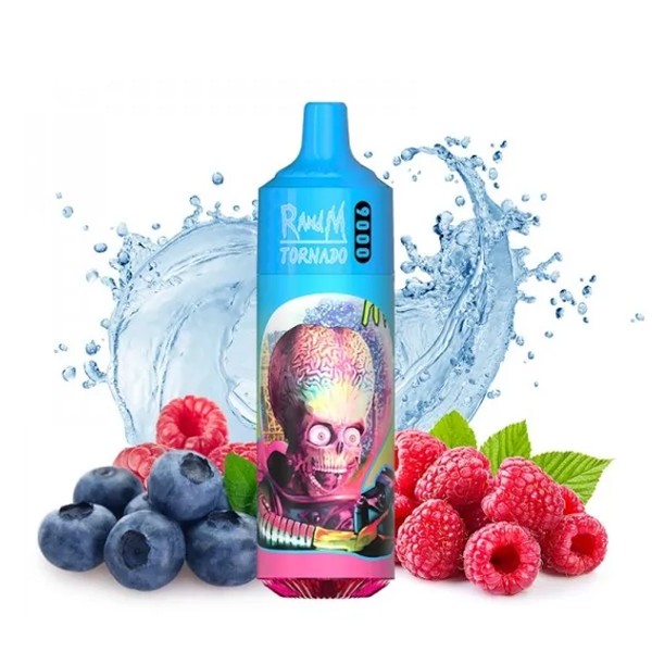 Fumot Tornado 9000 600mAh- Blueberry Sour Raspberry