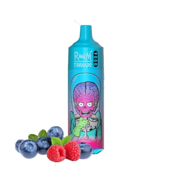 Fumot Tornado 9000 600mAh- Blueberry Raspberry