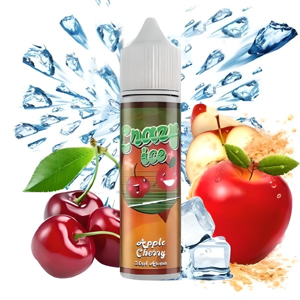 Steam City Crazy Ice Apple Cherry Flavour Shot 60ml