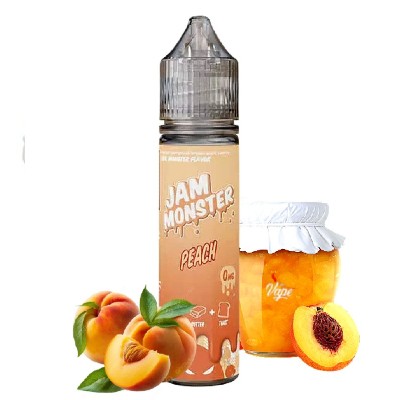 Monster Vape Jam Peach Flavour Shot 60ml