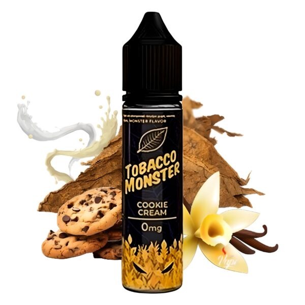 Monster Vape Tobacco Cookie Cream Flavour Shot 60ml