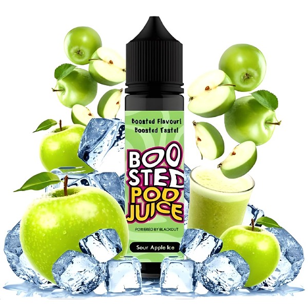 Boosted Pod Juice Sour Apple Ice Flavour Shot 60ml
