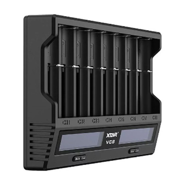 Alternative view of XTAR VC8 USB Φορτιστής 8 Μπαταριών