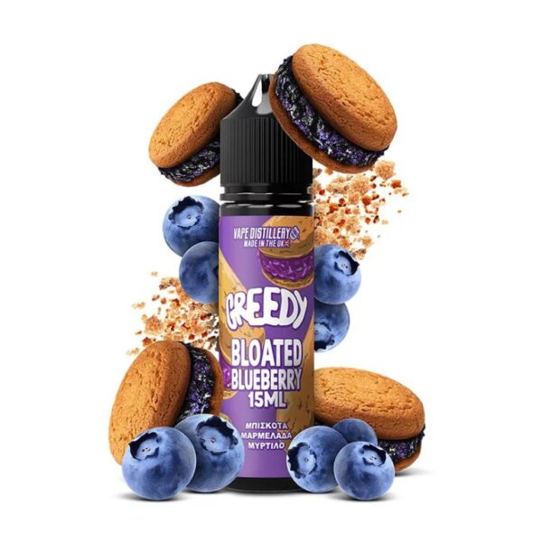 Vape Distillery Greedy Bear Bloated Blueberry Flavour Shot 60ml