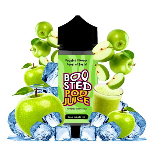 Boosted Pod Juice Sour Apple Ice Flavour Shot 120ml
