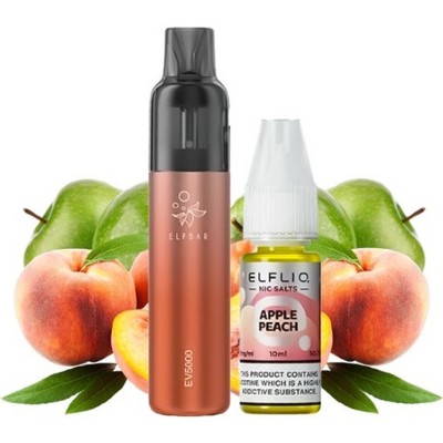 Elf Bar Apple Peach EV 5000 Puffs 20mg