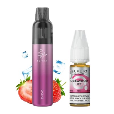 Elf Bar Strawberry Ice EV 5000 Puffs 20mg