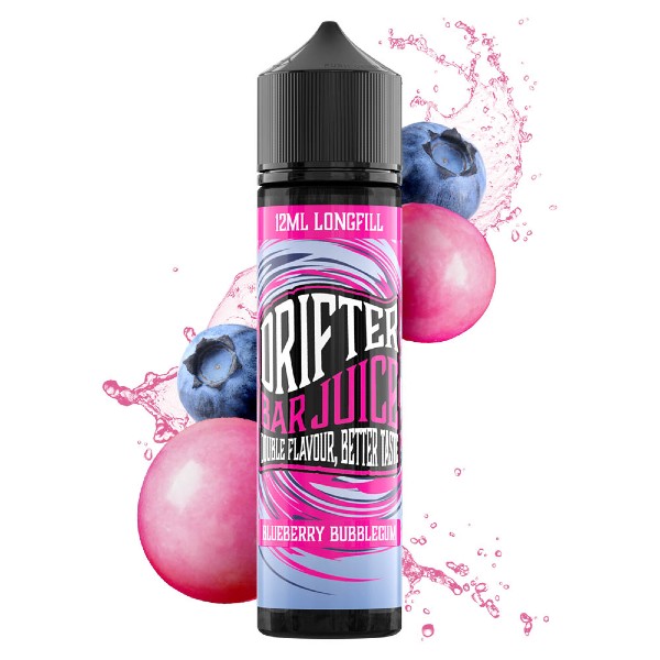 Drifter Bar Juice Blueberry Bubblegum Flavour Shot 60ml
