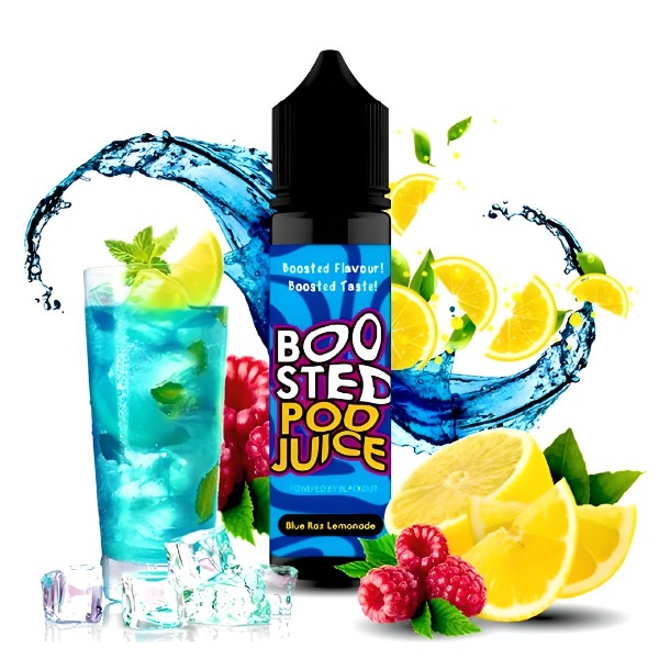Boosted Pod Juice Blue Raz Lemonade Flavour Shot 60ml