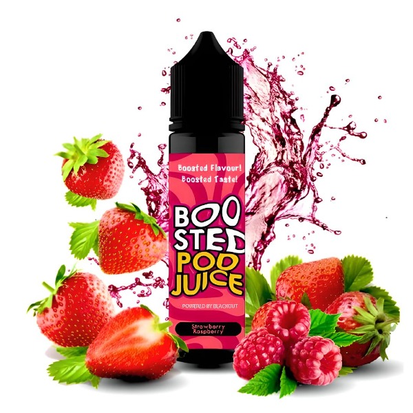 Boosted Pod Juice Strawberry Raspberry Cherry Flavour Shot 60ml