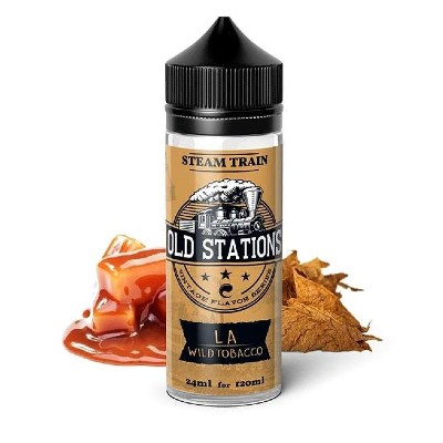 Steam Train Old Stations LA Wild Tobacco Flavour Shot 120ml