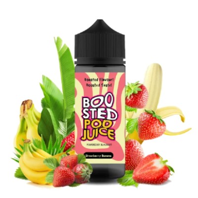 Boosted Pod Juice Strawberry Banana Flavour Shots 120ml