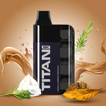 Titan 10k Vanilla Cream Tobacco 8x2ml 20mg