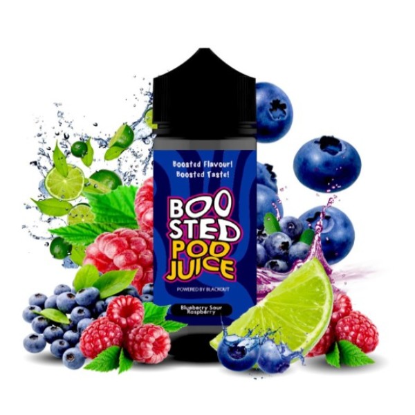 Boosted Pod Juice Blueberry Sour Raspberry Flavour Shot 120ml