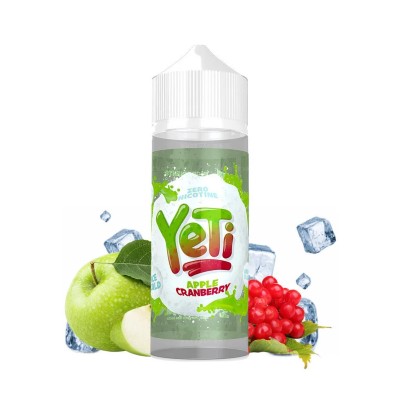 Yeti Iced Apple Cranberry Flavour Shot 120ml