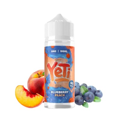 Yeti Defrosted Blueberry Peach Flavour Shot 120ml