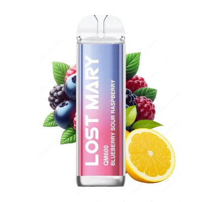 Lost Mary QM600 20mg 2ml Blueberry Sour Raspberry
