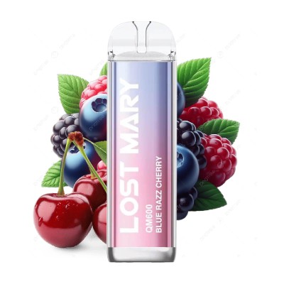 Lost Mary QM600 20mg 2ml Blue Razz Cherry