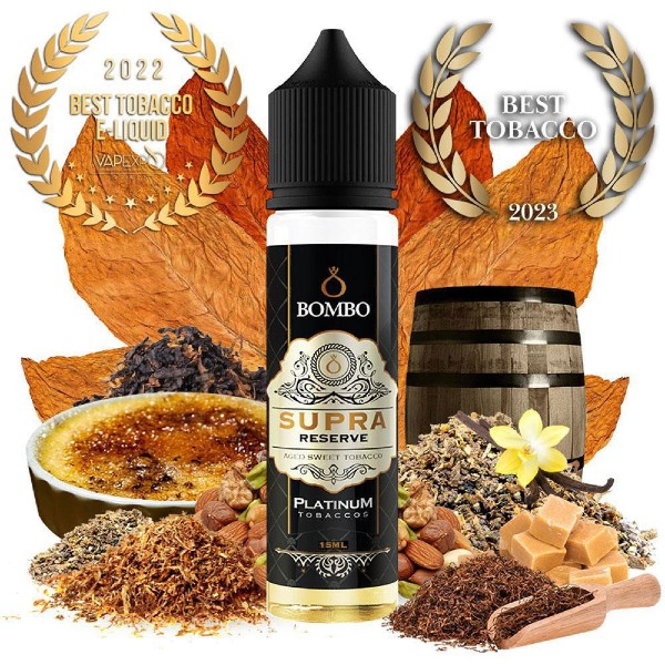 Bombo Platinum Tobaccos Supra Reserve Flavour Shot 60ml