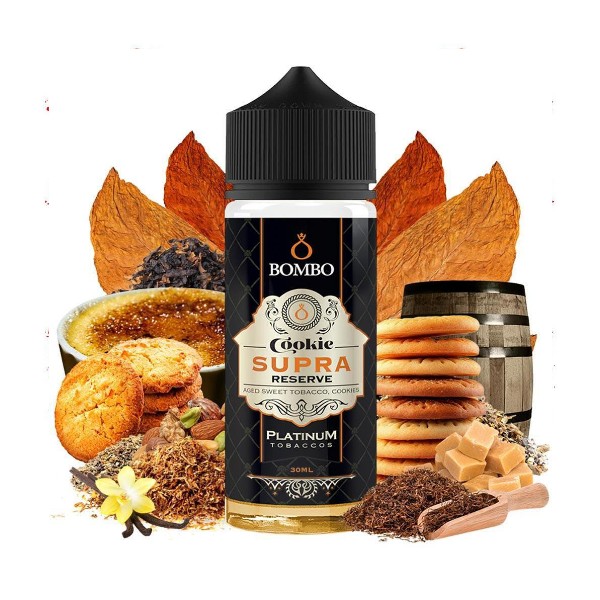 Bombo Platinum Tobaccos Cookie Supra Reserve Flavour Shot 120ml