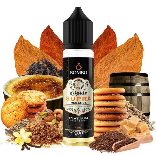Bombo Platinum Tobaccos Cookie Supra Reserve Flavour Shot 60ml