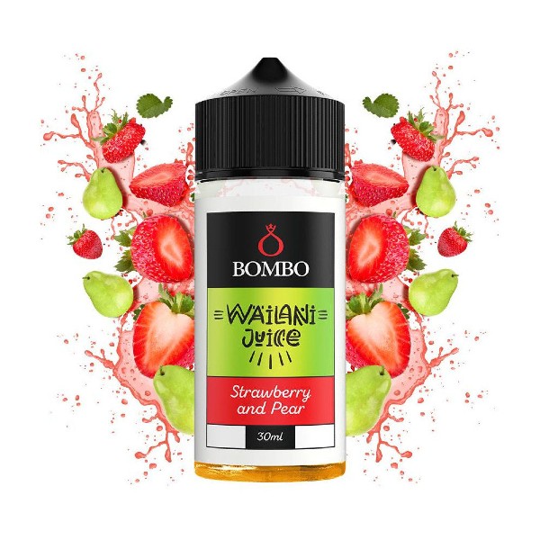 Bombo Wailani Juice Strawberry Pear Flavour Shot 120ml