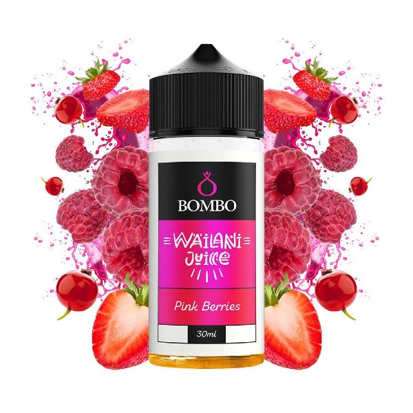 Bombo Wailani Juice Pink Berries Flavour Shot 120ml