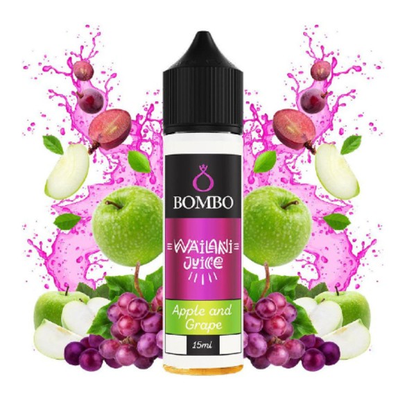 Bombo Wailani Juice Apple and Grape Flavour Shot 60ml
