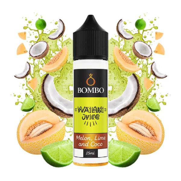 Bombo Wailani Juice Melon Lime and Coco Flavour Shot 120ml
