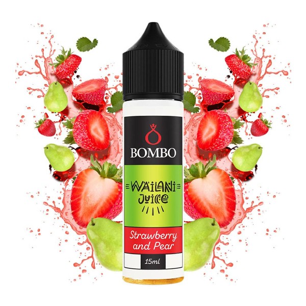 Bombo Wailani Juice Strawberry Pear Flavour Shot 60ml