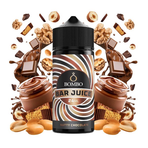 Bombo Bar Juice Nutty Chocolate Flavour Shot 120ml