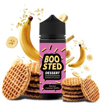 Boosted Dessert Banana Caramel Waffle Flavour Shot 120ml