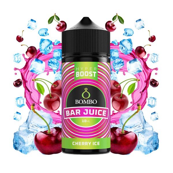 Bombo Bar Juice Hyper Boost Cherry Ice Flavour Shot 120ml