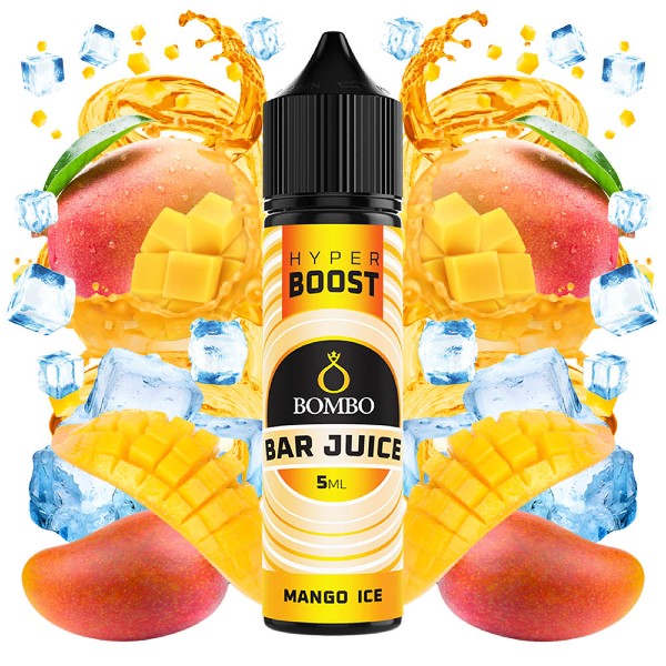 Bombo Bar Juice Hyper Boost Mango Ice Flavour Shot 60ml