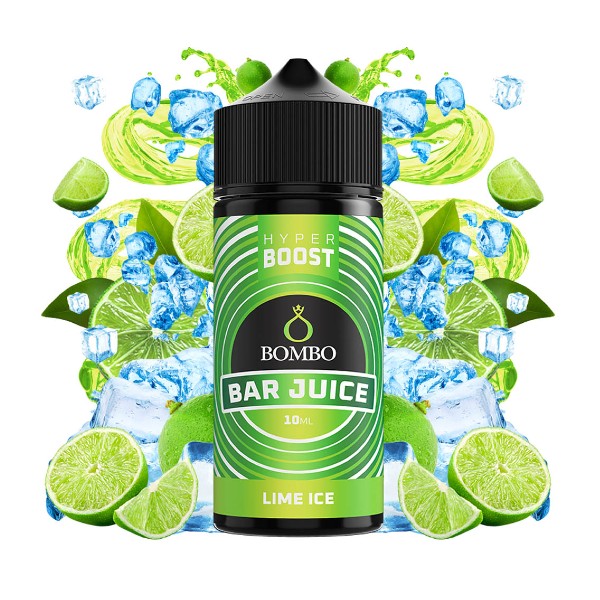Bombo Bar Juice Hyper Boost Lime Ice Flavour Shot 120ml