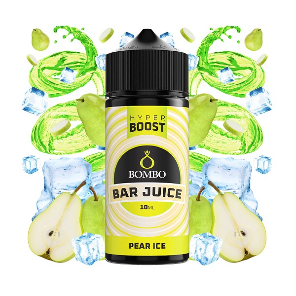 Bombo Bar Juice Hyper Boost Pear Ice Flavour Shot 120ml