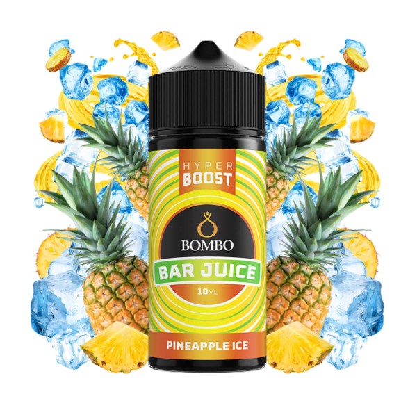 Bombo Bar Juice Hyper Boost Pineapple Ice Flavour Shot 120ml