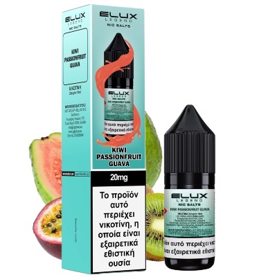 Elux Kiwi Passion Fruit Guava Salt 20mg 10ml
