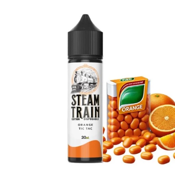 Steam Train Disposable Edition Orange Tic-Tac Flavour Shot 60ml