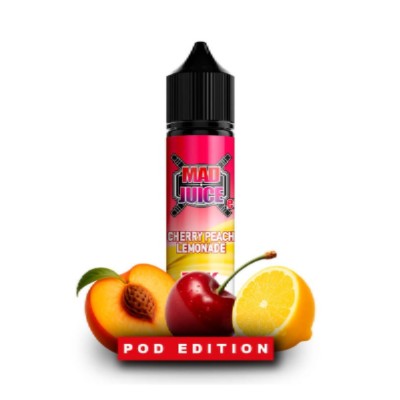 Mad Juice Pod Edition Cherry Peach Lemonade Flavour Shot 60ml