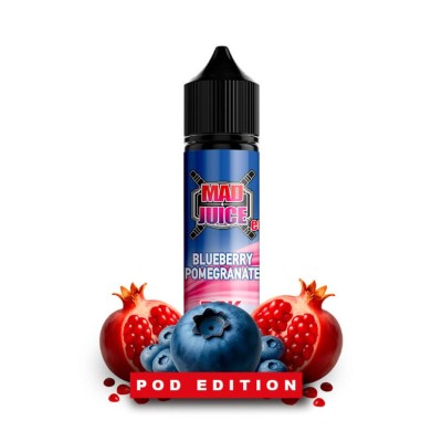 Mad Juice Pod Edition Blueberry Pomegranate Flavour Shot 60ml