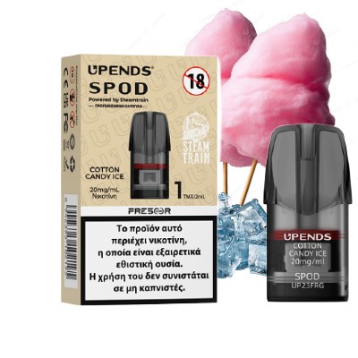 Steamtrain UPENDS SPOD Cotton Candy Ice Pod 2ml 20mg/ml