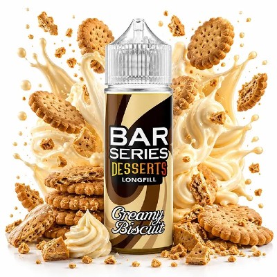 Bar Series Desserts Creamy Biscuit Flavour Shot 120ml